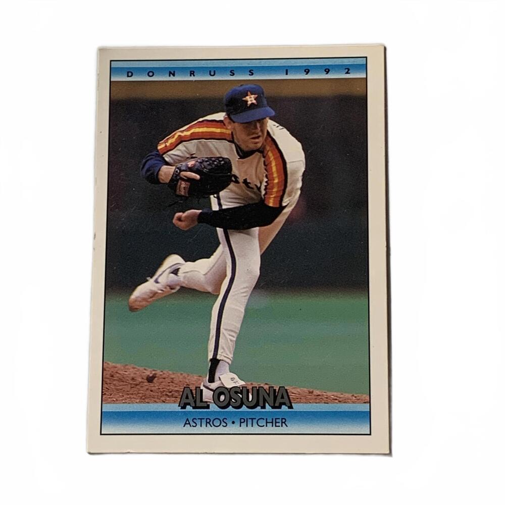 1992 Donruss Alfonso Osuna‎ Houston Astros Pitcher Baseball Card #318